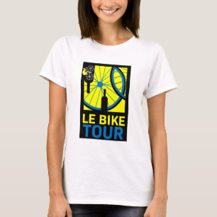 Bike Touring Art T-Shirt