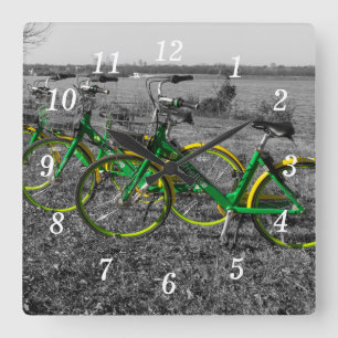 Bike-Triplets Wählen Sie die Farbpalette der Uhren
