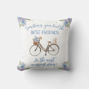 Bike und Katzen Kissen