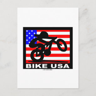 Bike USA Postkarte
