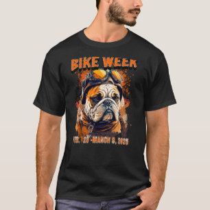 BIKE WEEK 2025 84. JÄHRLICHES - DAS RALLY-HUND MIT T-Shirt