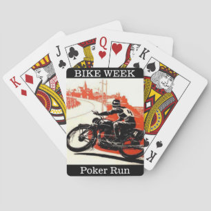 Bike Week Poker Führen Sie eine individuell anpass Spielkarten