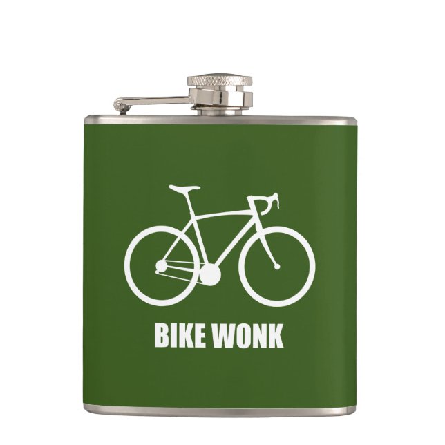 Bike Wonk Flachmann (Vorderseite)
