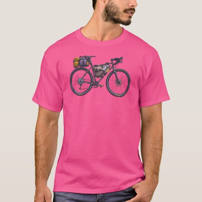 Bikepacking Bike Classic T-Shirt (Vorderseite)