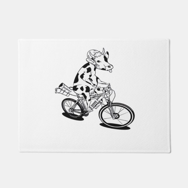 Bikepacking Klassischer T - Shirt Fußmatte (Vorderseite)