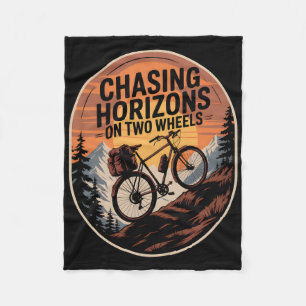 Bikepacking Outdoor-Mountainbiken, Horizonte jagen Fleecedecke