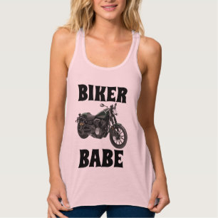 BIKER BABE, Ladys Motorrad T - Shirt