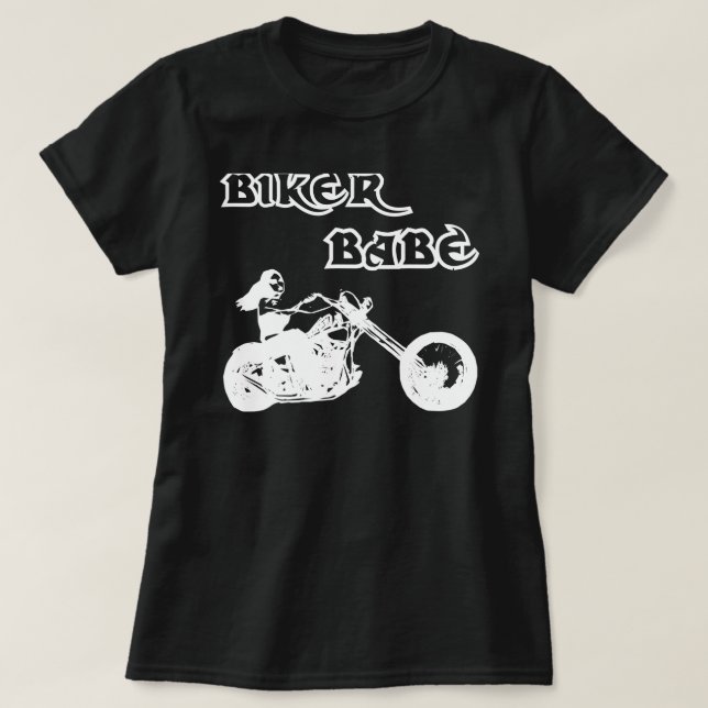 Biker Babe T-Shirt (Design vorne)