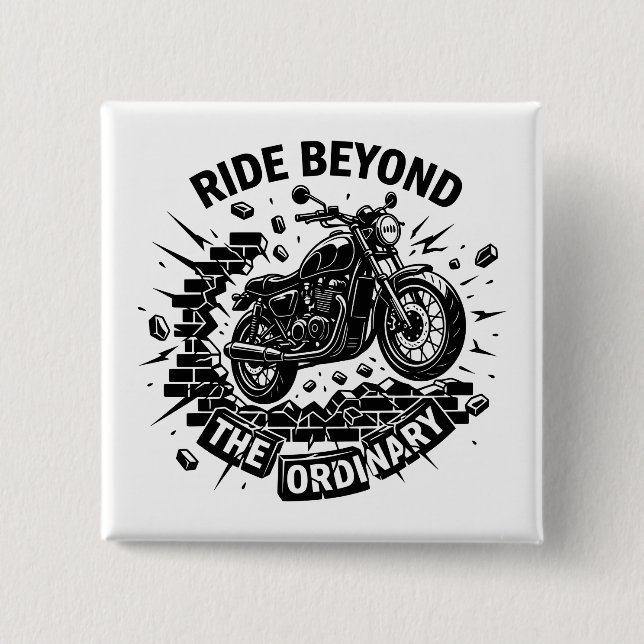 Biker Beyond Limits Ride Button (Vorderseite)