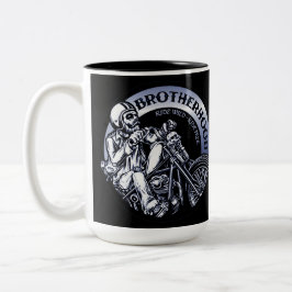 Biker-Bruderschaft Zweifarbige Tasse