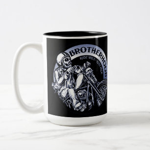 Biker-Bruderschaft Zweifarbige Tasse