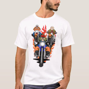 BIKER CARTOON / BUBBA'S TOONE T-SHIRTS / ALASKAN
