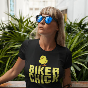 BIKER CHICK, LADIES BICYCLE & MOTORRAD T - Shirt