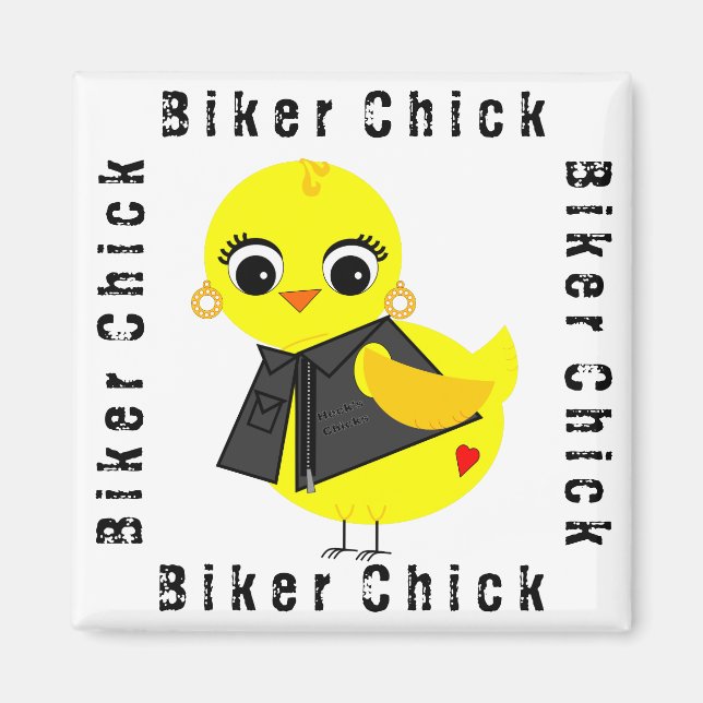 Biker Chick Magnet (Vorne)