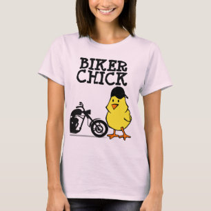 BIKER CHICK, Motorrad-T - Shirt für Damen