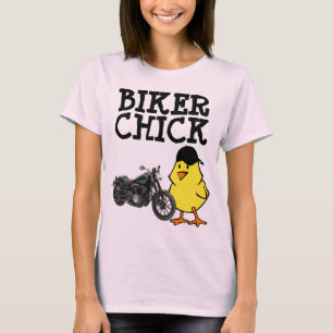 BIKER CHICK, Motorrad-T - Shirt für Ladys