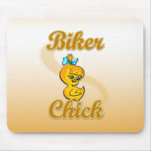 Biker Chick Mousepad
