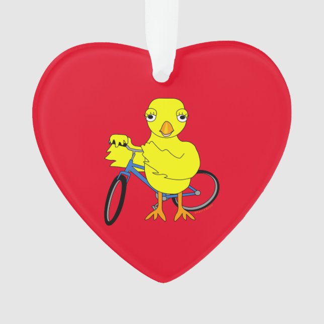 Biker Chick Ornament (Vorderseite)