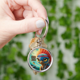 Biker Chick Schlüsselanhänger