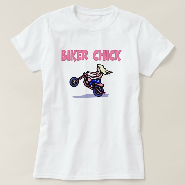 Biker Chick T - Shirt (Design vorne)