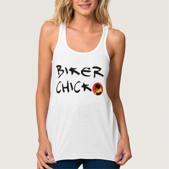 BIKER CHICK TANK TOP (Vorderseite)
