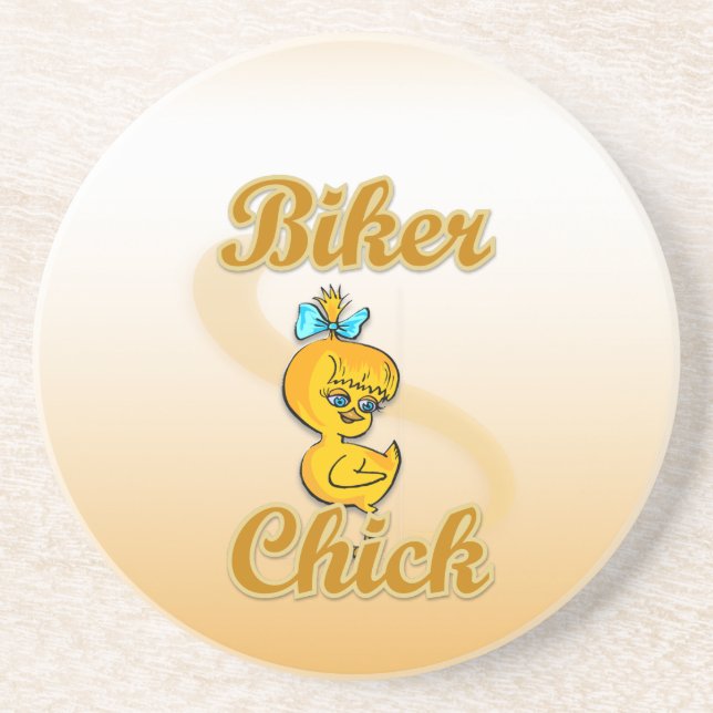 Biker Chick Untersetzer (Vorne)