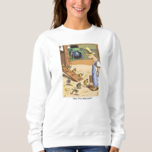 Biker Chicks Frauen weißes Sweatshirt