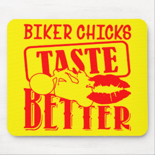 Biker Chicks Geschmack Better #USAPatriotGraphics Mousepad