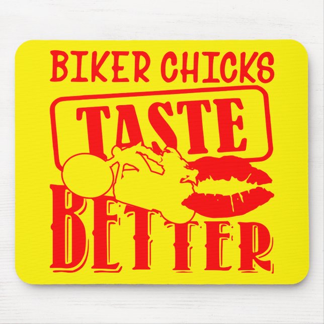 Biker Chicks Geschmack Better #USAPatriotGraphics  Mousepad (Vorne)