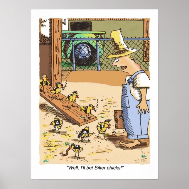 Biker Chicks mattes Poster (Vorne)