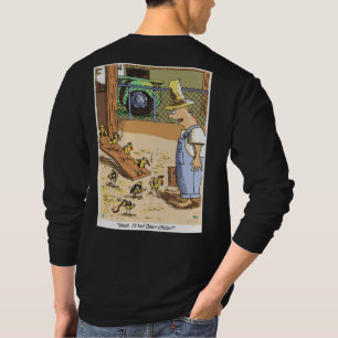 Biker Chicks schwarz langärmeliges Shirt hinten