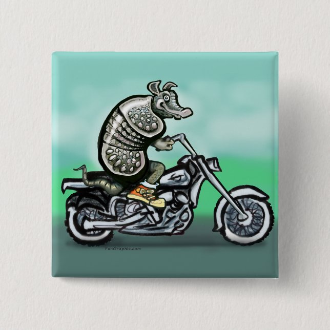 Biker Club Dillo Button (Vorderseite)