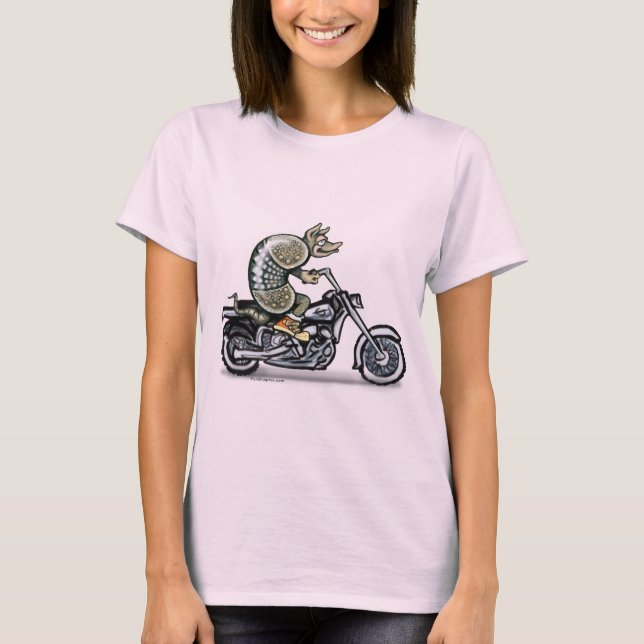 Biker Dillo T-Shirt (Vorderseite)