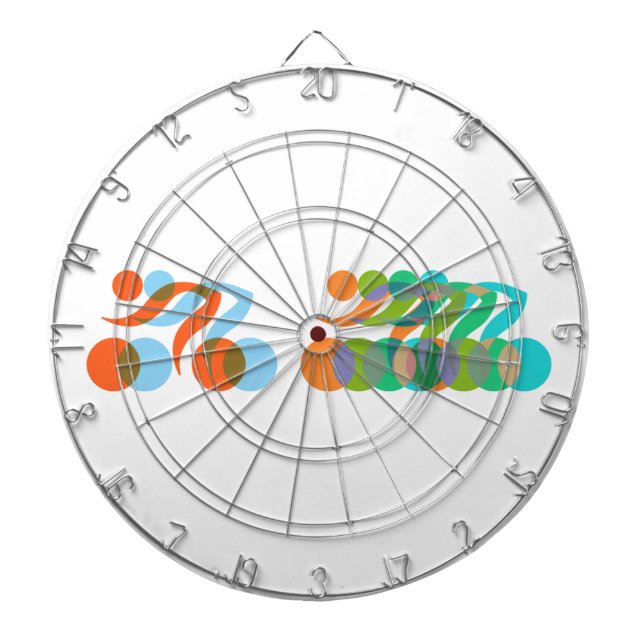 Biker Freak Dartscheibe (vorne)