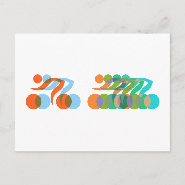 Biker Freak Postkarte (Vorderseite)