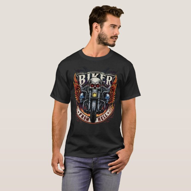 Biker From Hell, T-Shirt (Vorne ganz)
