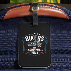 Biker für Harris Walz 2024 Harris Waltz 2024 Gepäckanhänger
