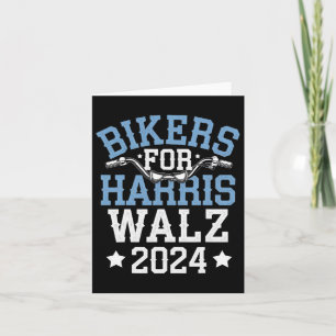 Biker für Harris Wheimer 2024 Harris Waltz 2024 E Karte