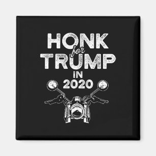 Biker Für Pro Trump 2020 Hupen Motorradfahrer  Magnet