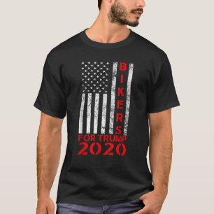 Biker für Trump 2020 Konservative amerikanische Fl T-Shirt