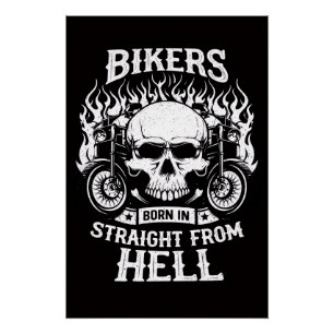 Biker, geboren direkt aus der Hölle, Poster