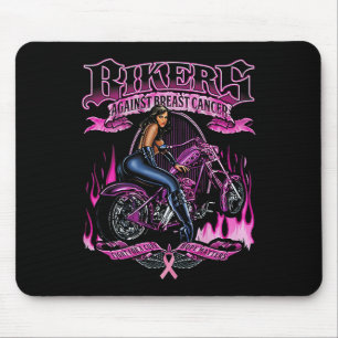 Biker gegen Brustkrebs kämpfen für eine Heilungsch Mousepad
