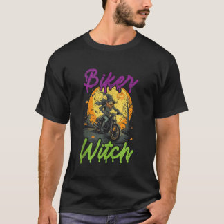 Biker Halloween Beängstigend Trick oder Treat Spoo T-Shirt
