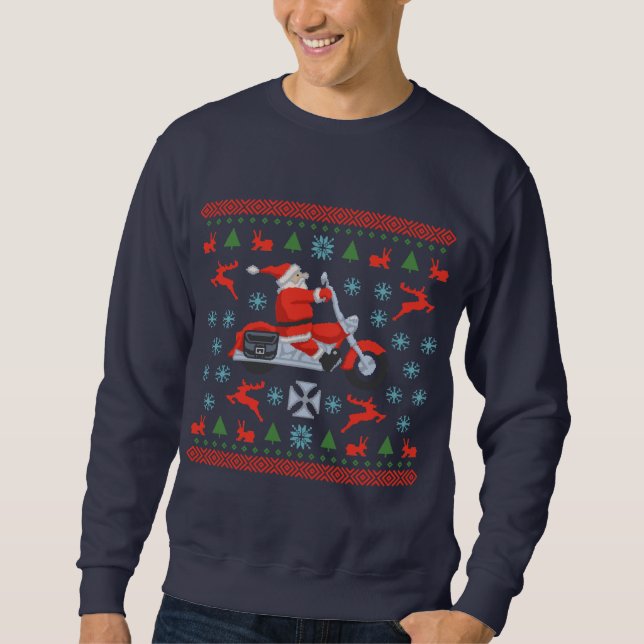 Biker Holiday Sweater T-Shirts (Vorderseite)
