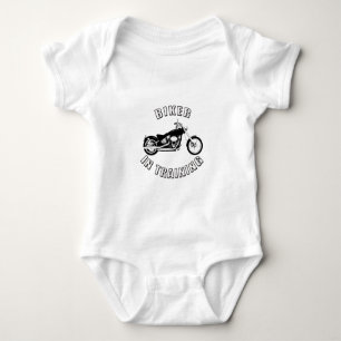 Biker in der Ausbildung Baby Strampler