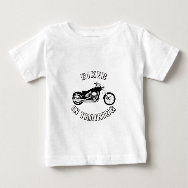 Biker in der Ausbildung Baby T-shirt (Vorderseite)