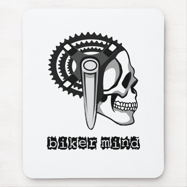 Biker Mind Mousepad (Vorne)