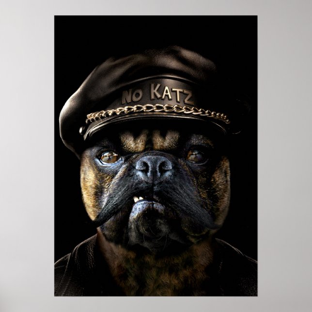 Biker-Mops Poster (Vorne)
