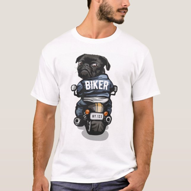Biker Mops T - Shirt (Vorderseite)