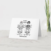 Biker-Motorrad-Hochzeit